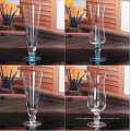 Haonai desiged beautiful colored juice glass goblet